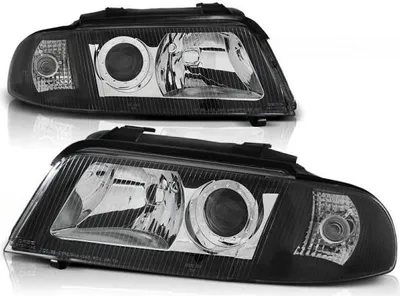 Immagine prodotto di Fari in vetro trasparente per Audi A4 B5 facelift anno 99-00 nero