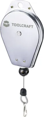 Produktbild von TOOLCRAFT TO-7392612 Federzug, Seilauszug bis 1,5 m Tragkraft (max.) 2 kg