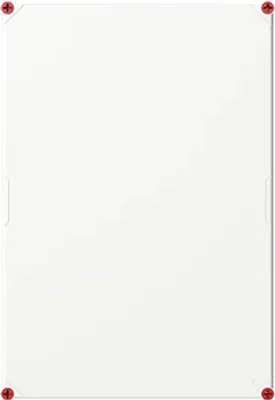 Produktbild von Striebel und John V64CBNJ6_R Deckel grau 640x440x50mm mit roten Schrauben 4TBV854199C0100