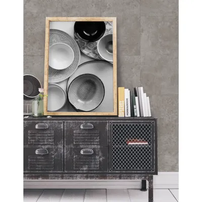 Produktbild von Kunststoffpaneel G x Wall+ Grey Concrete 600 x 300 x 5 mm