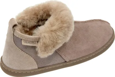 Produktbild von Vanuba Karayaka Lammfell Hausschuhe Damen Schuhe - Badelatschen Damen Hausschuhe - Leder Wolle Pantoffeln Damen - Bequeme Schuhe Damen Lammfell-Hausschuhe - 41 EU Leder Harz Beige Beige