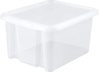 Produktbild von EDA Aufbewahrungsbox 30L - weis - stapelbar - 44 x 36 x 25 cm