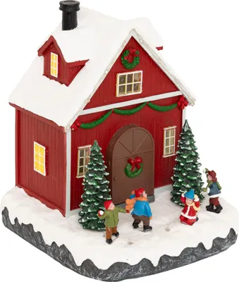 Produktbild von Weihnachtshaus mit 16 LEDs, 18,5 cm