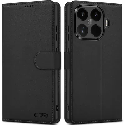 Produktbild von Handyhülle mit Klappe für Xiaomi 17T Pro, Tech-Protect Wallet, Schwarz