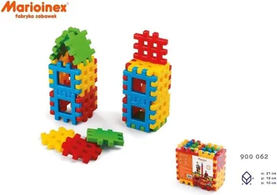 Produktbild von Marioinex Spielzeugfabrik Waffel 24 Bausteine 24 Stück 2+ - 00062