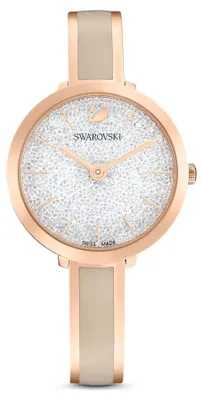Produktbild von SWAROVSKI Damen Schweizer Armbanduhr CRYSTALLINE DELIGHT grau rosegold 5642218