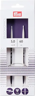 Obrázek produktu pro Prym HN kruhové pletací jehlice Ergonomics 60 cm 5,00 mm