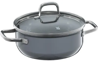 Produktbild von WMF Fusiontec Essential Bratentopf mit Deckel, 20 cm, Calm Grey 3201112790 4000530744005