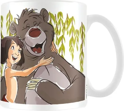 Produktbild von Jungle Book - Kaffeebecher "Laugh" PM1870 (Einheitsgröße) (Weiß/Grau/Grün)