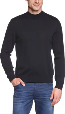 Produktbild von Maerz Rollkragenpullover marineblau Wolle