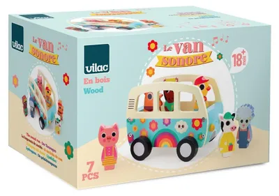 Obrázek produktu pro Dřevěný vozík Vilac Holzklangwagen od Ingely P. Arrhenius