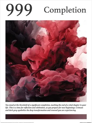 Image de Ada Ingram - imprimé "Angel 999", papier PM8444 (40 cm x 30 cm) (rose/gris/noir)