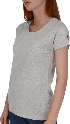 Produktbild von Fruit of the Loom Damen T-Shirt mit Vintage-Logo Farbe: graumeliert Größe: L