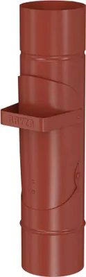 Produktbild von BRYZA Regenwasserklappe verzinkt Ø 90 mm, Ziegelrot RAL 8004