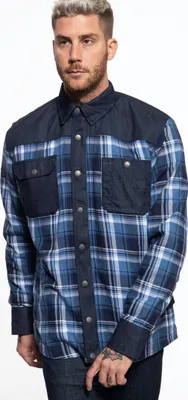 Produktbild von King Kerosin Chopper ´Till Death Blanko Adventure Funktionshemd, blau, 3XL