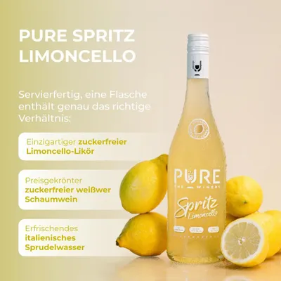Produktbild von Pure - Zuckerfreier Limoncello Spritz