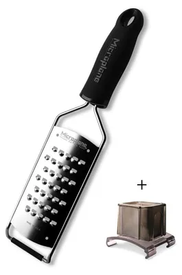 Produktbild von Microplane Gourmet Küchenreiben-Set extra grob + Fingerschutz