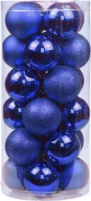 Produktbild von 24 bruchsichere Weihnachtskugeln (4 cm Durchmesser) für Weihnachtsbaum, Hochzeit, Geburtstag und Partydekoration