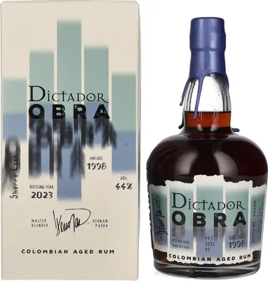 Produktbild von Dictador OBRA VINTAGE 25 Years Old SHERRY CASK Rum 1998 44% Vol. 0,7l in Geschenkbox