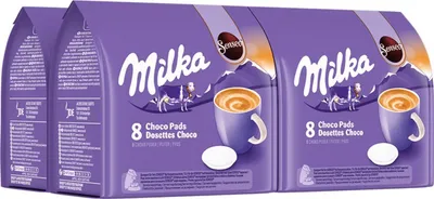 Zdjęcie produktu dla Senseo – Milka Choco pads – 4 x 8 kapsułek