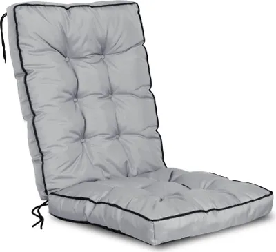 Immagine prodotto di Cuscino da giardino per sedia High Side con bordino 50x50x80 cm grigio scuro