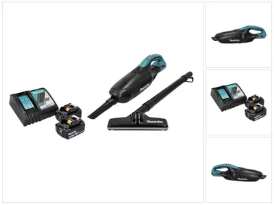 Produktbild von Makita DCL 182 RM B Akku Staubsauger 18 V Schwarz + 2x Akku 4,0 Ah + Ladegerät