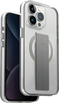 Productafbeelding van Uniq Heldro Mag Magclick Oplaadhoes voor iPhone 15 Pro Max - Transparant