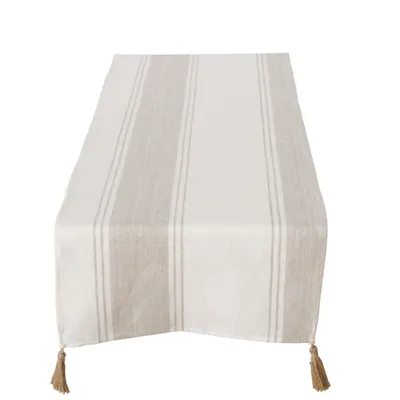 Produktbild von Boltze Tischläufer Linel, Länge 140cm, Beige/Cremeweiß 2054072