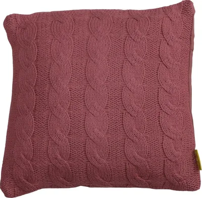 Zdjęcie produktu dla Poduszka dekoracyjna CABLISS 45x45 cm, różowa