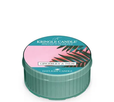 Obrázek produktu pro Kringle Candle vonná svíčka Daylight maxi čajová svíčka Gingerlily & Palm