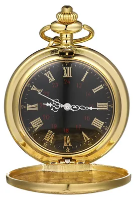 Imagen del producto de Reloj de bolsillo vintage, con movimiento de cuarzo, cadena, números romanos, accesorio para hombre