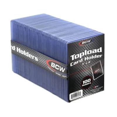 Produktbild von BCW BCW 3 x 4 Inch Topload Card Holder (100 Stück)