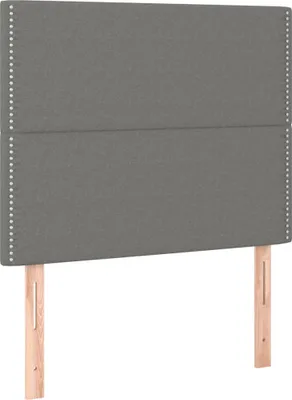 Obrázok produktu pre vidaXL Čelo postele tmavosivé 90 x 5 x 118/128 cm látka