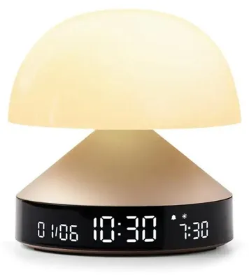 Obrázok produktu pre LEXON Mina Sunrise, Digitálny budík, Kolo, Šedá, LCD, Batérie, 5 V