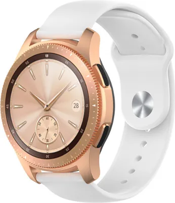 Produktbild von Strap-it Samsung Galaxy Watch 42mm Sportarmband (Weiß)
