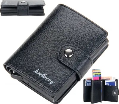 Produktbild von J&W Portemonnaie aus Leder für Männer Palamogg schwarz One size