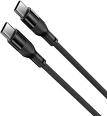 Productafbeelding van Ksix BCL060WAS02, 1 meter, USB-C, USB-C, USB 2.0, 0,48 Gbit/s, zwart