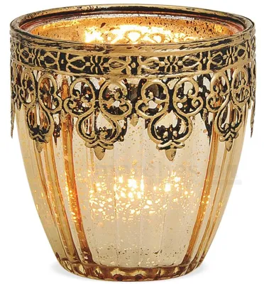 Produktbild von Windlicht Orientalisch Metalldekor 9 cm