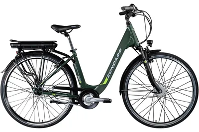 Immagine prodotto di Zündapp Z600 City E-bike da donna, bicicletta elettrica da 28 pollici con cambio al mozzo a 7 velocità, per donne di altezza 150–165 cm