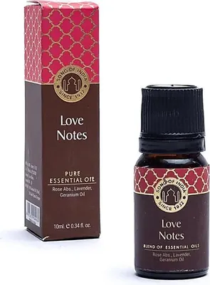 Image de Mélange d'huiles essentielles Love Notes Song Of India - paquet de 3 pièces - 10 ml