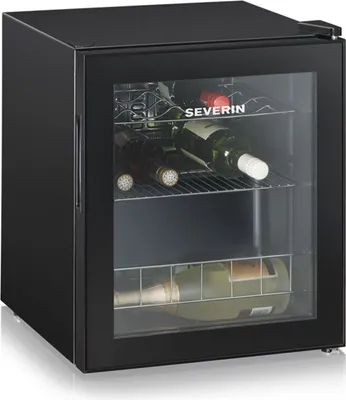 Immagine prodotto di SEVERIN Weintemperierschrank 46L 2Roste 15Fl á 0,75L Glastür G sw KS 9889