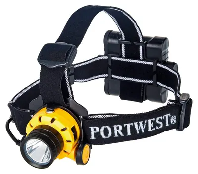 Imagen del producto de Portwest Ultra Power: Linterna frontal, color amarillo/negro