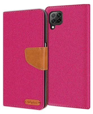 Image de Housse de téléphone portable Huawei P40 Lite Housse Wallet Flip Case Protection Cover tissu