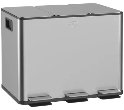 Obrázok produktu pre Kôš na odpad – Kontajner na odpad – Odpadkový kôš – Zberný box – Kontajner na recykláciu – 3 odseky s objemom 20 litrov