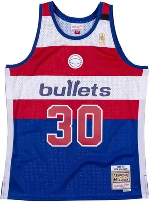 Obrázok produktu pre Tričko Mitchell & Ness SMJYCP19068-WBURYRD96BWA pre Pánske