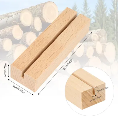 Produktbild von Holz-Kartenauslage 12-teilig praktisch und stilvoll