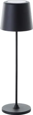 Produktbild von BRILLIANT Portable LED Außen Tischlampe Kaami | Höhe: 37 cm | 2W 310lm 3000K | dimmbar über Touchdimmer | aufladbar über USB | schwarz