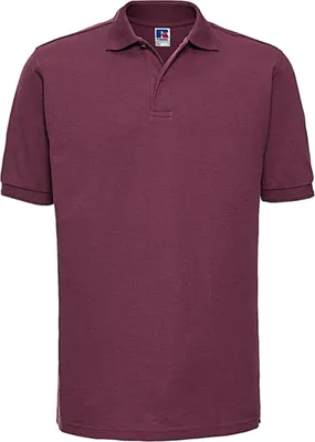Image de Russell R-599M-0 | Polo résistant pour homme jusqu'à 4XL - Couleur : Bourgogne - Taille : 4XL