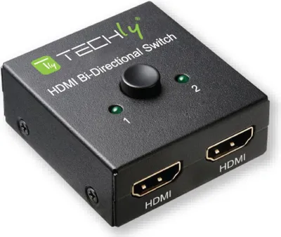 Image de Techly Commutateur vidéo/audio - 2 x HDMI - Ordinateur de bureau