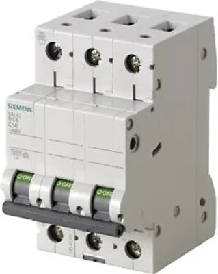 Produktbild von Siemens Leitungsschutzschalter 3polig 8 A 400 V 5SL4308-6 (5SL4308-6)